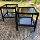 Pair of rattan coffee table