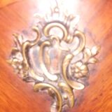 Louis XV style chest of drawers with floral marquetry