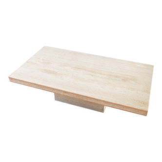 Vintage travertine coffee table