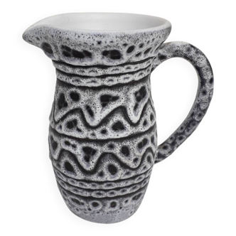 Pichet gris céramique