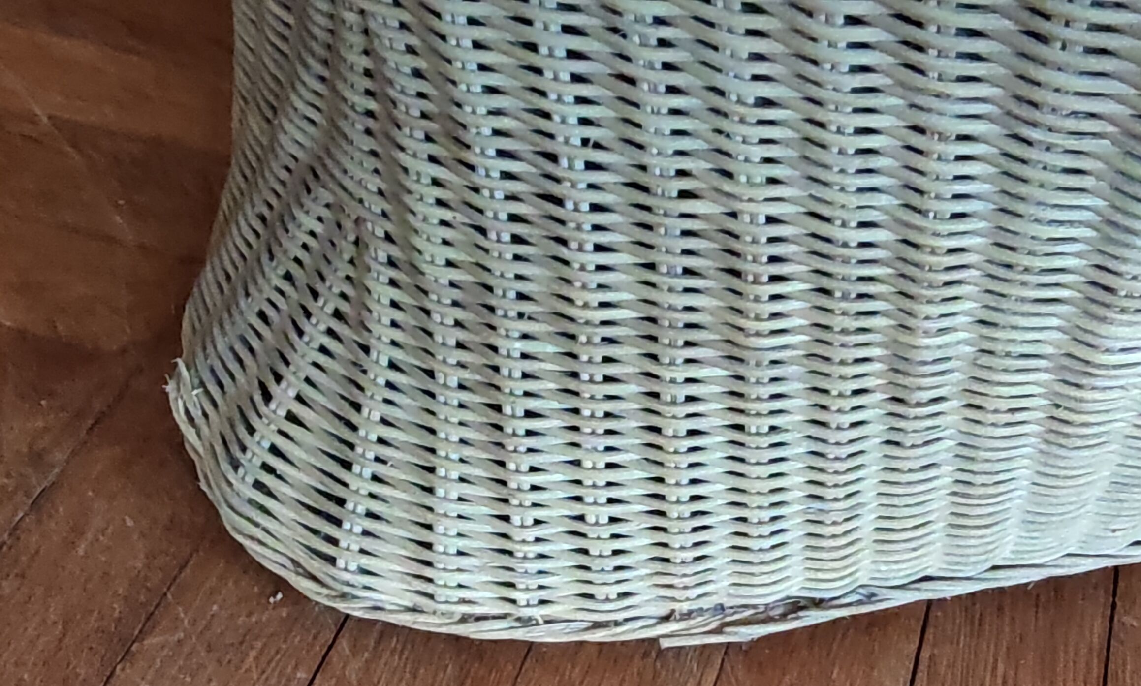 Vintage rattan meditation chair