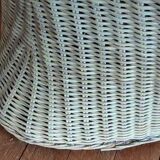 Vintage rattan meditation chair