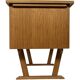 Bureau vintage des années 1960, design de bureau compact