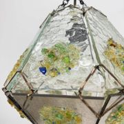 Suspension en verre brutaliste, années 1970