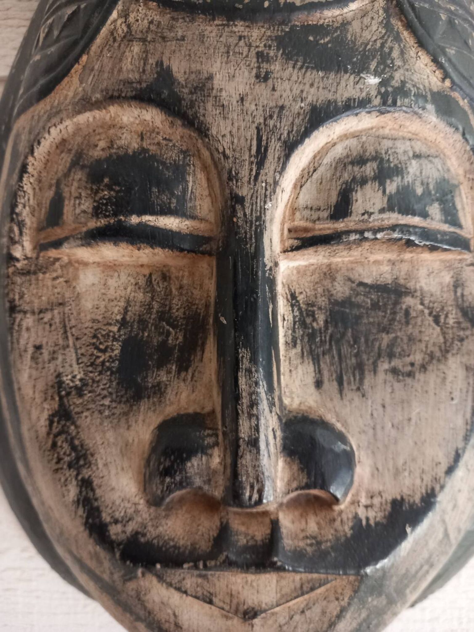 Masque ethnique/tribal en bois