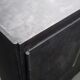 Narrow buffet polished and varnished steel mast of the 1960s