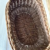 Vintage woven wicker basket