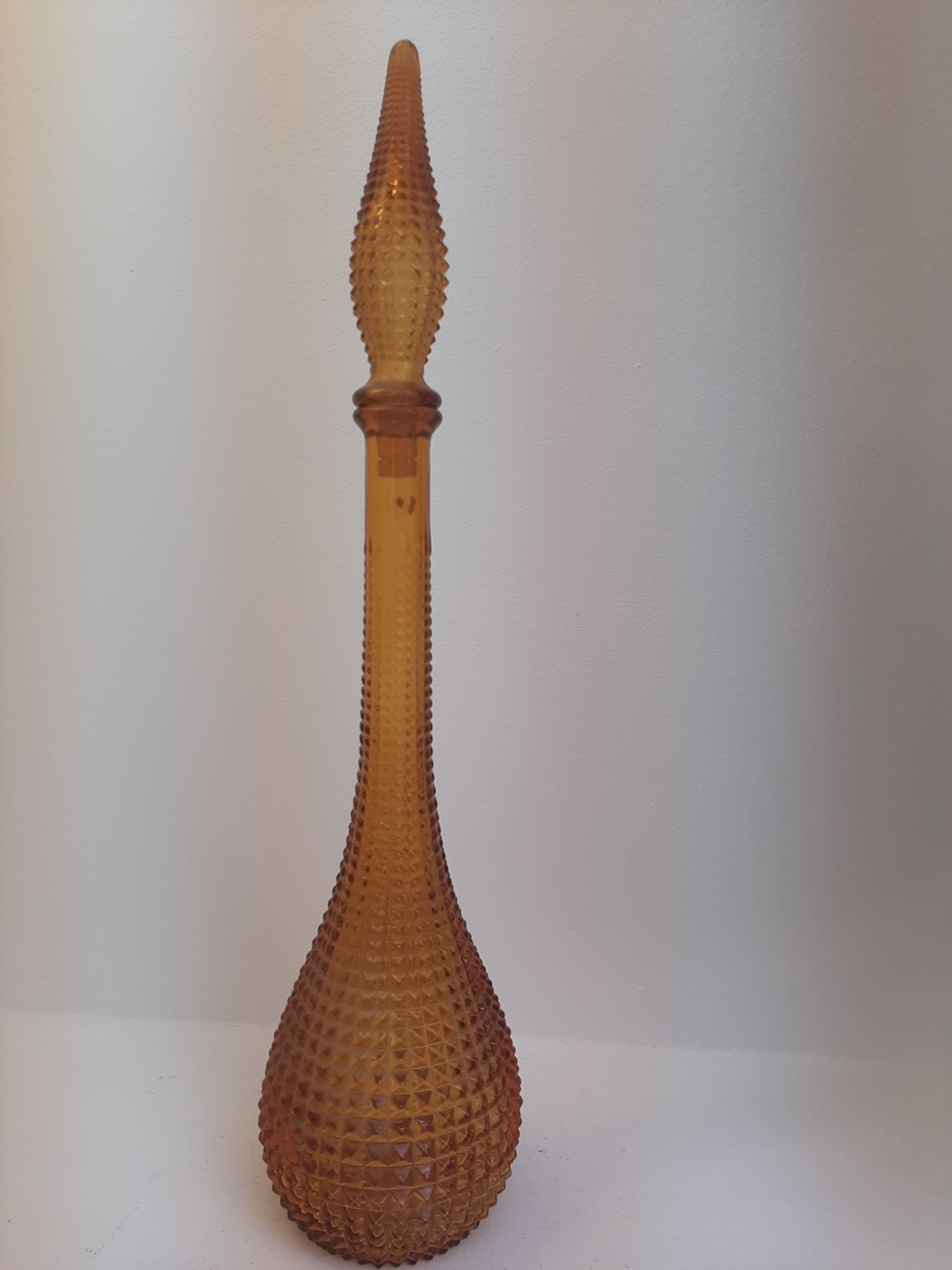 Italian bottle empoli yellow color