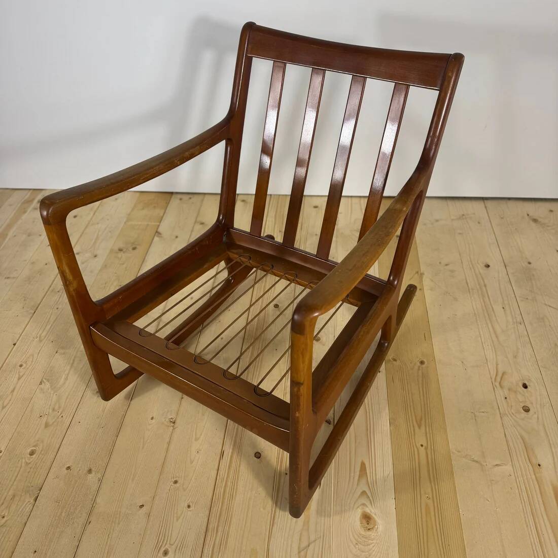 Teak rocking chair by Ole Wanscher – Denmark, 1960s