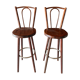 Paire de tabourets bistrot
