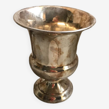 Silver metal cup