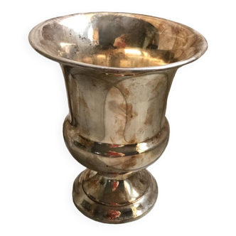 Silver metal cup