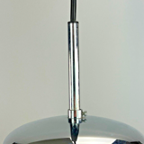 Kazuo Motozawa Saturno chrome design pendant light from the 60s