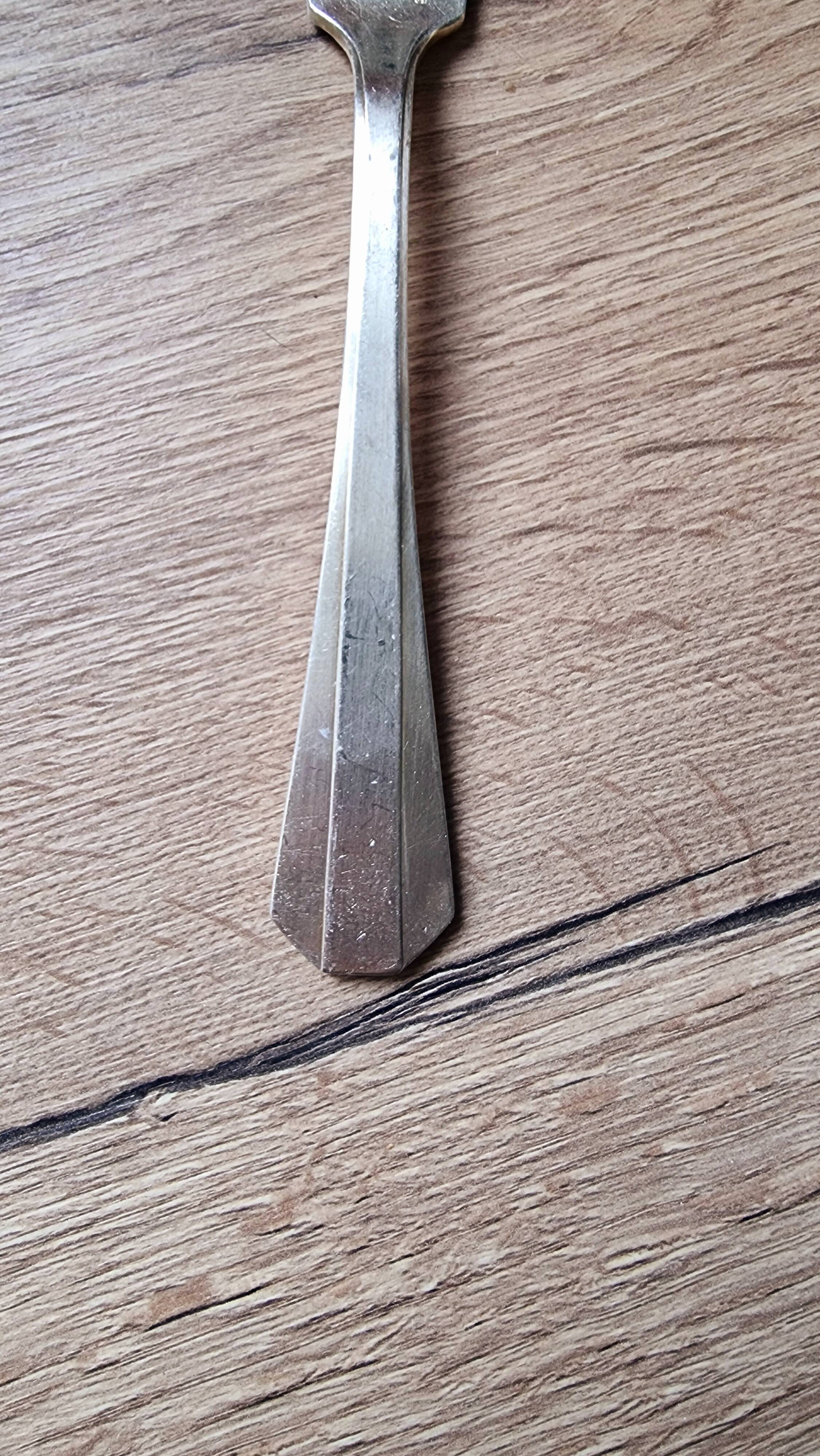 Set of 11 Art Deco silver-plated forks and spoons