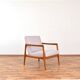 Mid-Century Swedish Teak Lounge Chair by Alf Svensson for Dux, 1960s.
