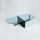 Table basse de design italien postmoderne, années 1980