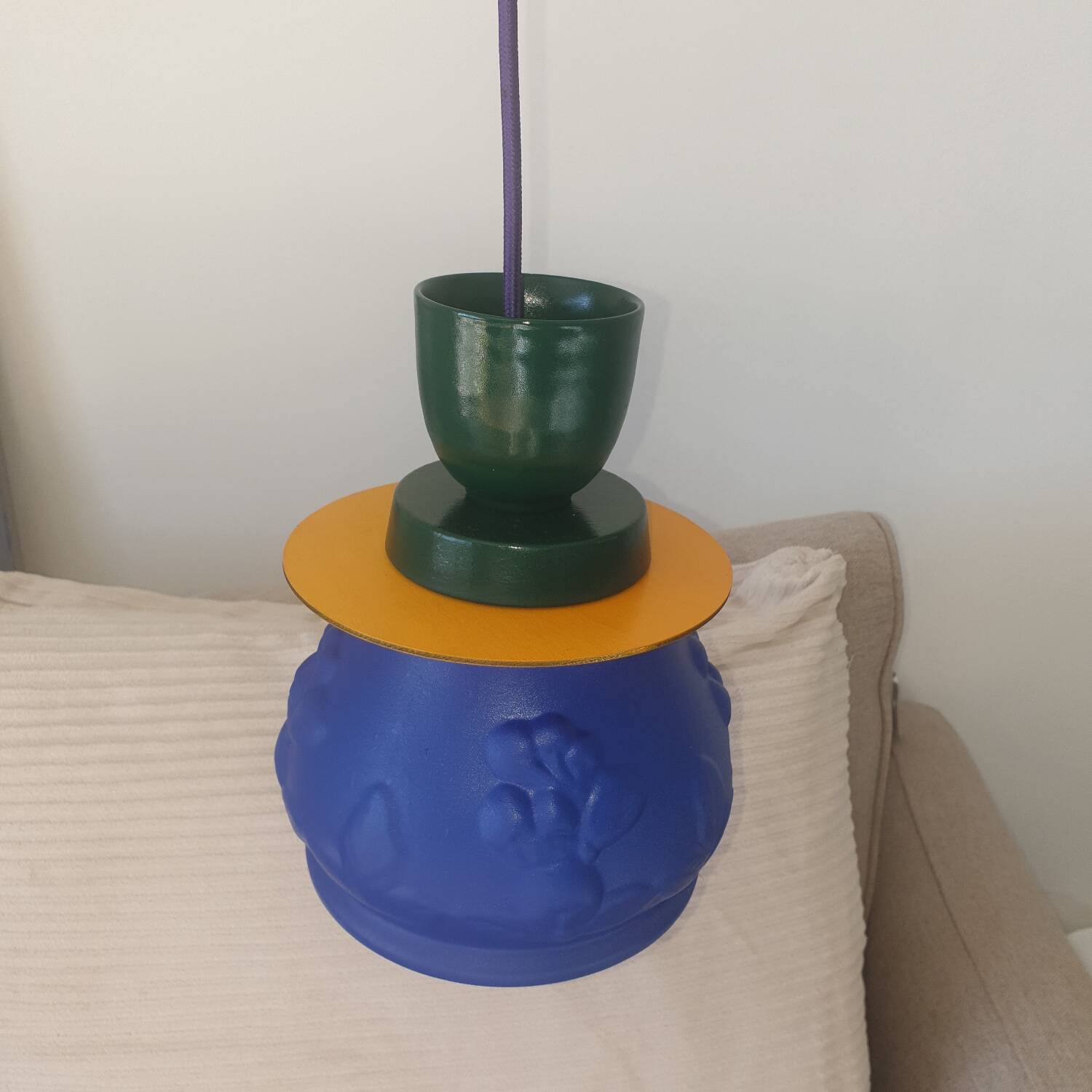 Contemporary design artypop light suspension