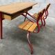 desk School desk vintage bench