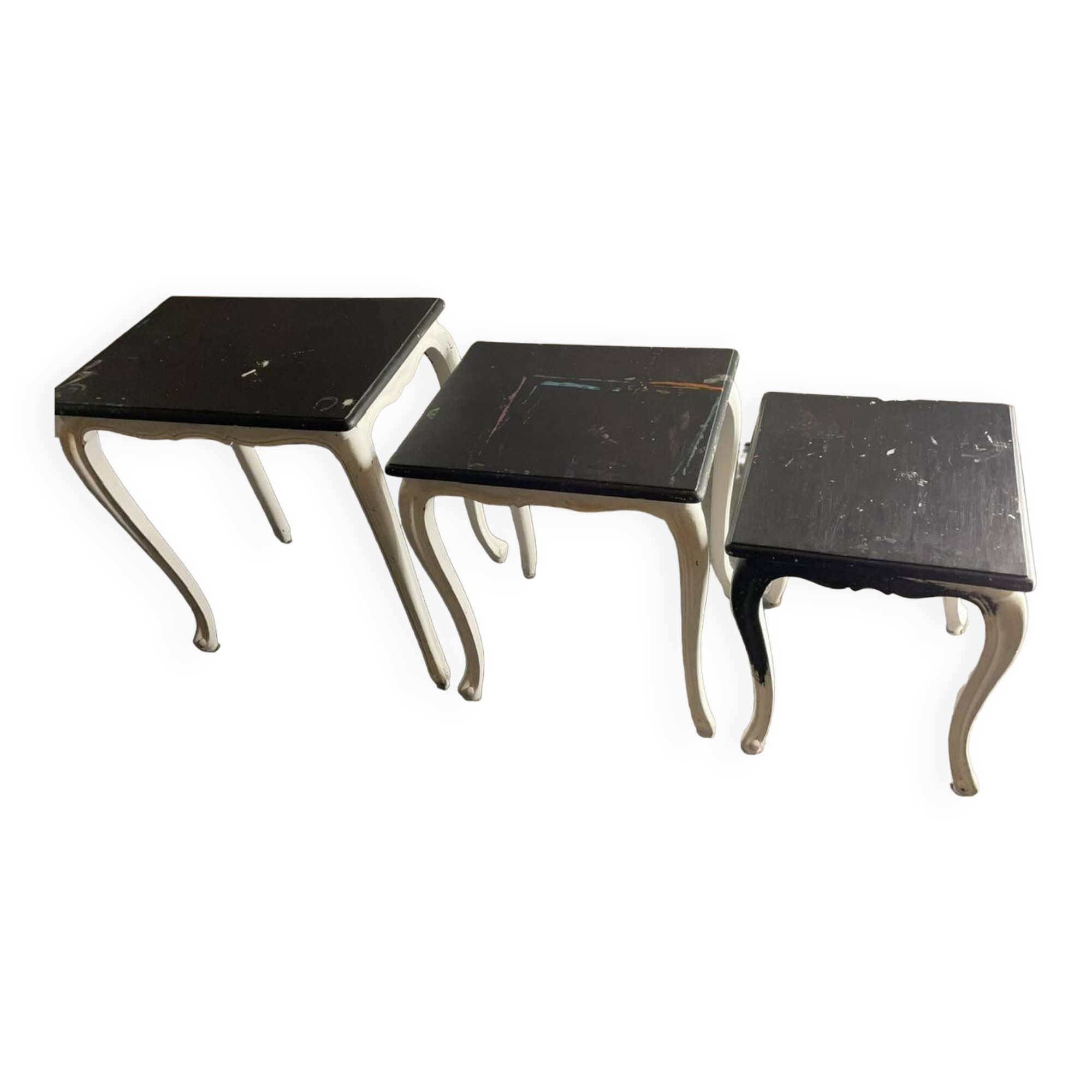 Nesting tables to paint