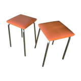 Pair of Skaï stools