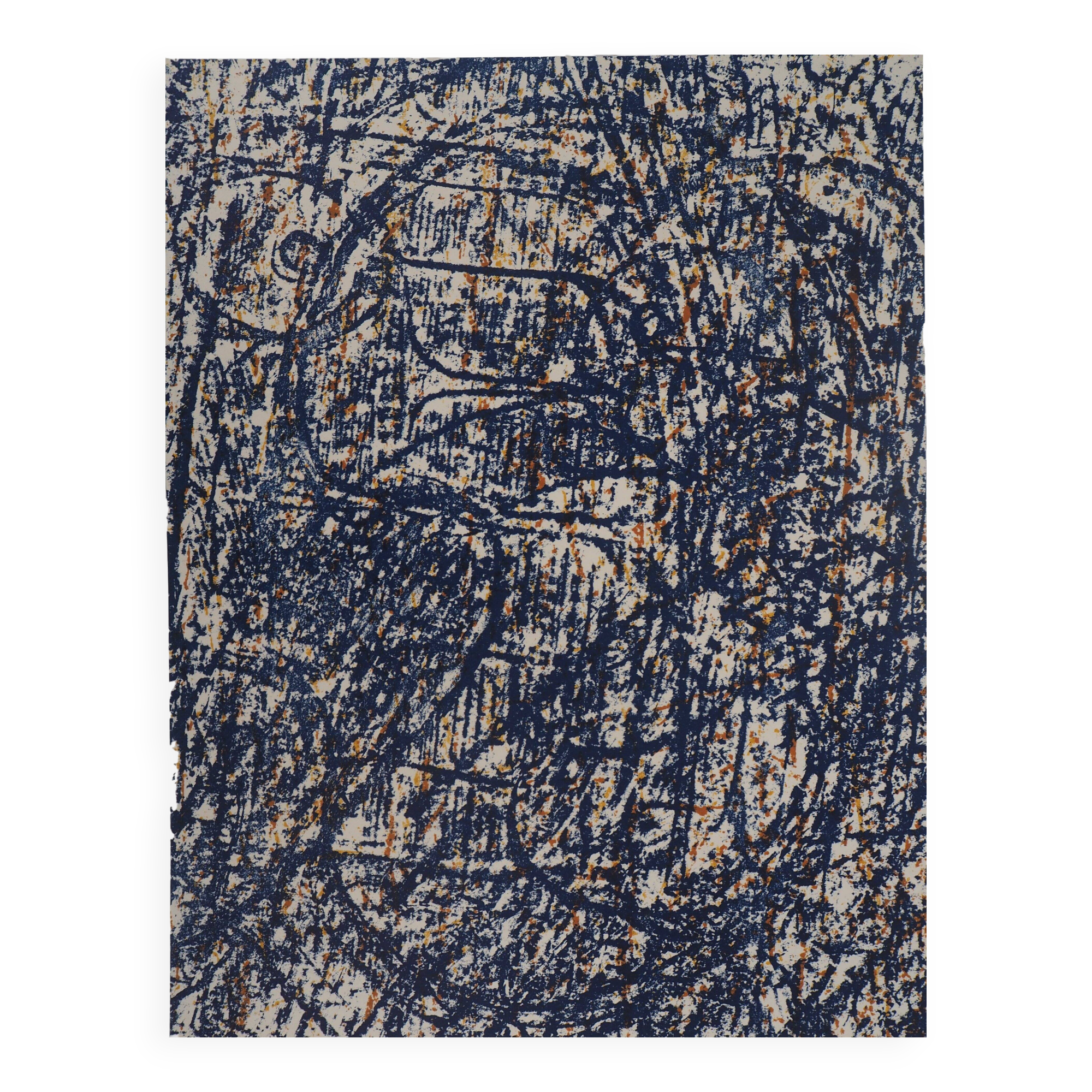 Max ernst: the blue birds - original lithograph