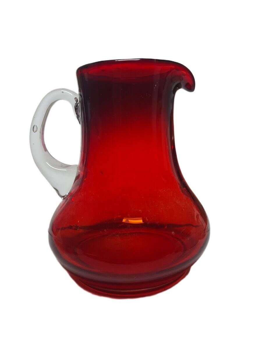 Postmodern jug from Tarnowiec Glassworks, Poland, 1970s