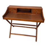 Colonial style desk in solid teak