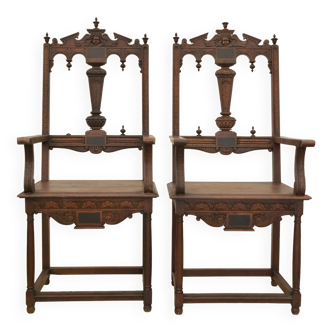 Pair of armchairs