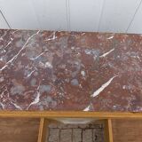 Vintage art deco marble sideboard.