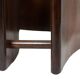 Table basse en palissandre, de forme concave. Années 1970.