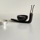 Brutalist escargot vintage candle holder