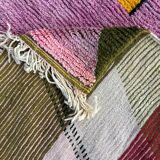 Modern Moroccan Boujad multicoloured Berber rug