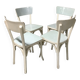 Série de 4 chaises Baumann en bois