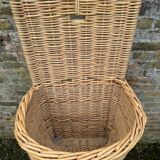Champagne hood, hanging wicker basket
