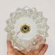 Vintage suspension in transparent diamond tip glass