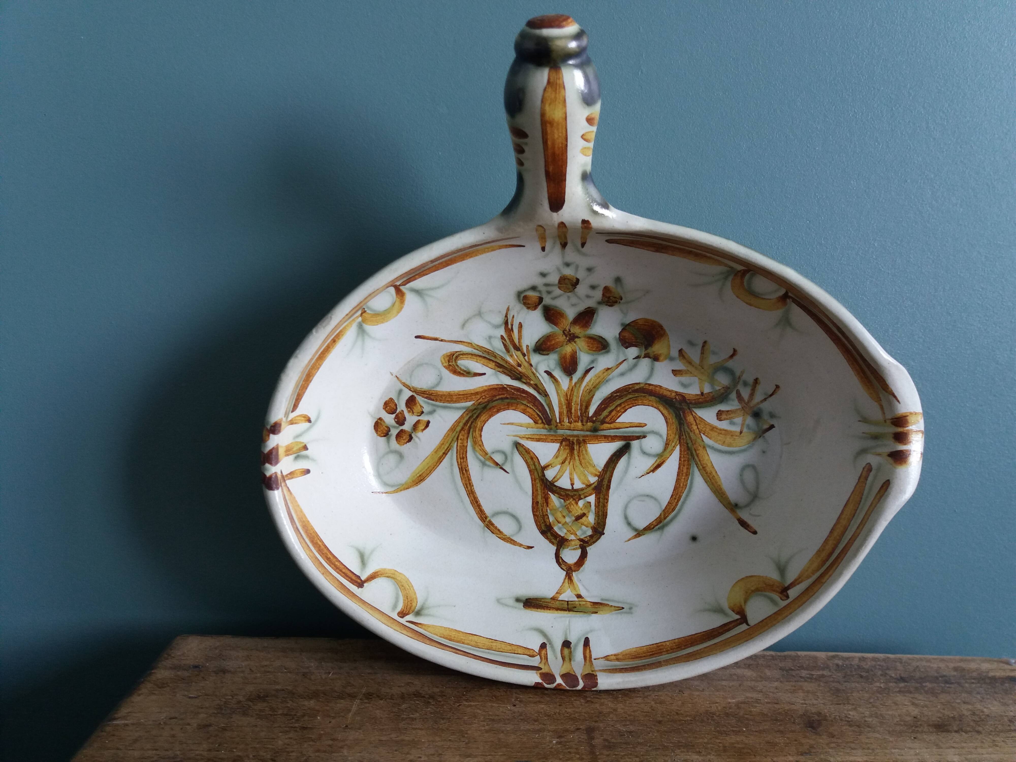 Keraluc Quimper sauce pan by Michel Furic