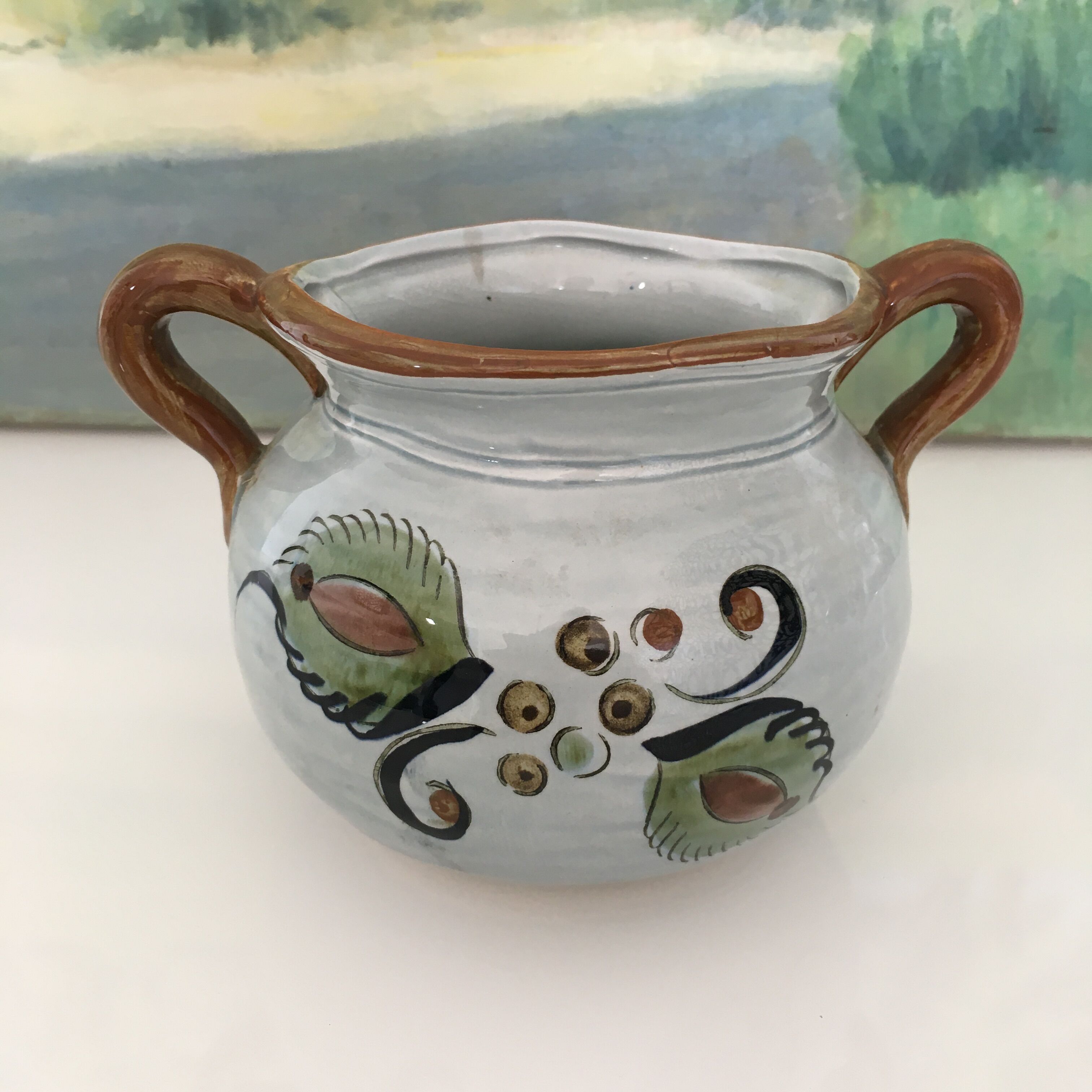 Bird decoration pot
