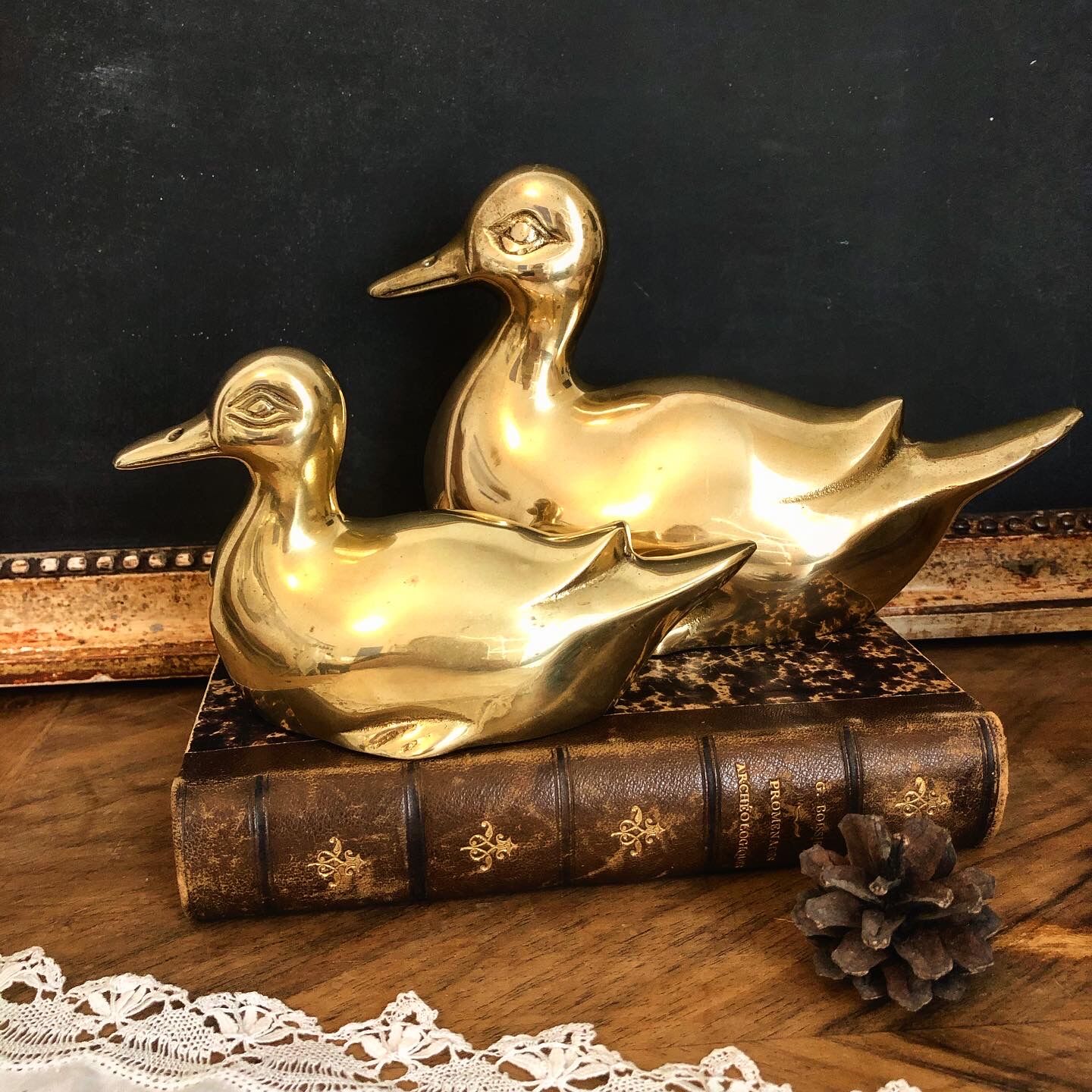 Brass ducks