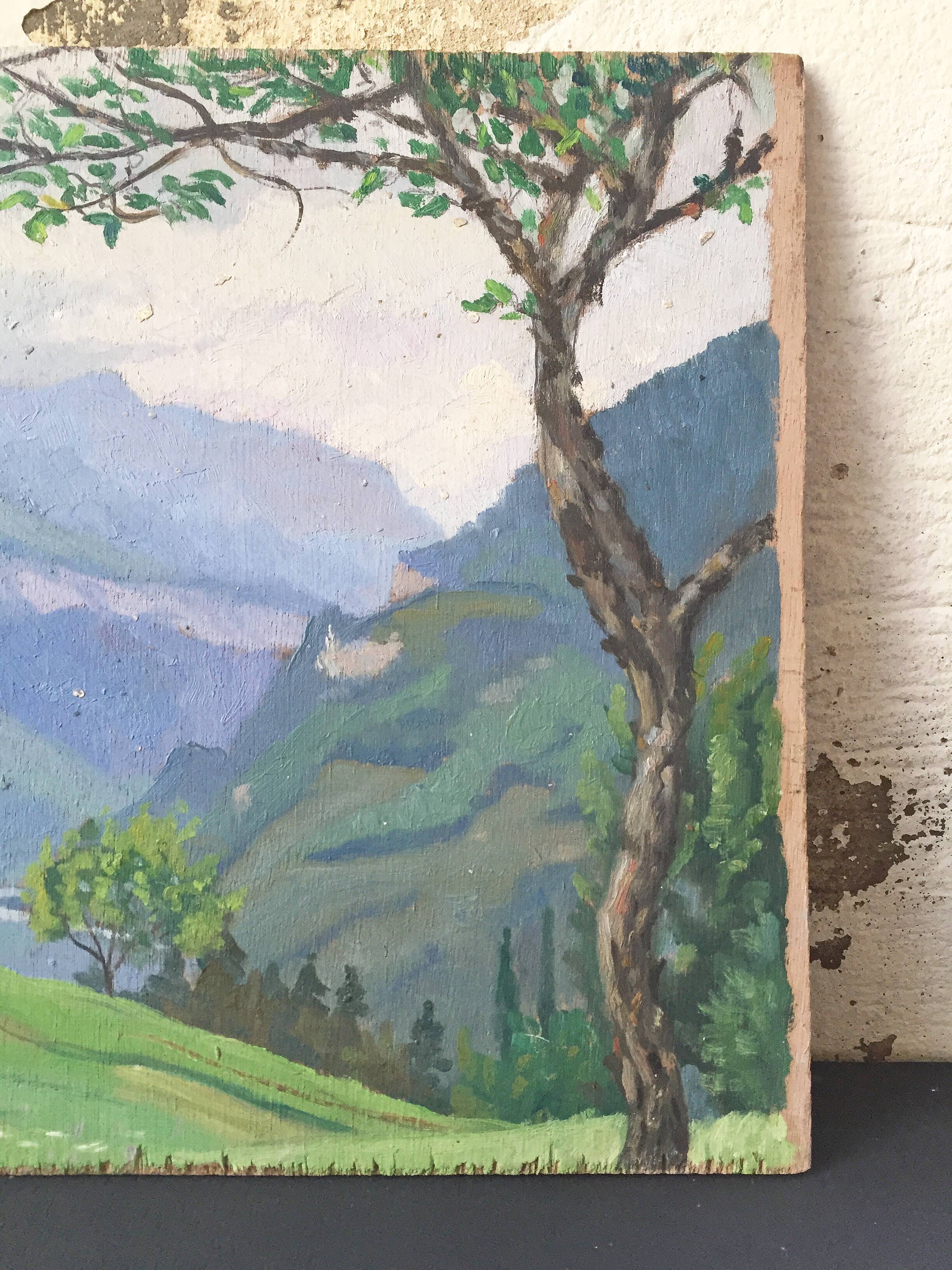 Ancient mountain canvas