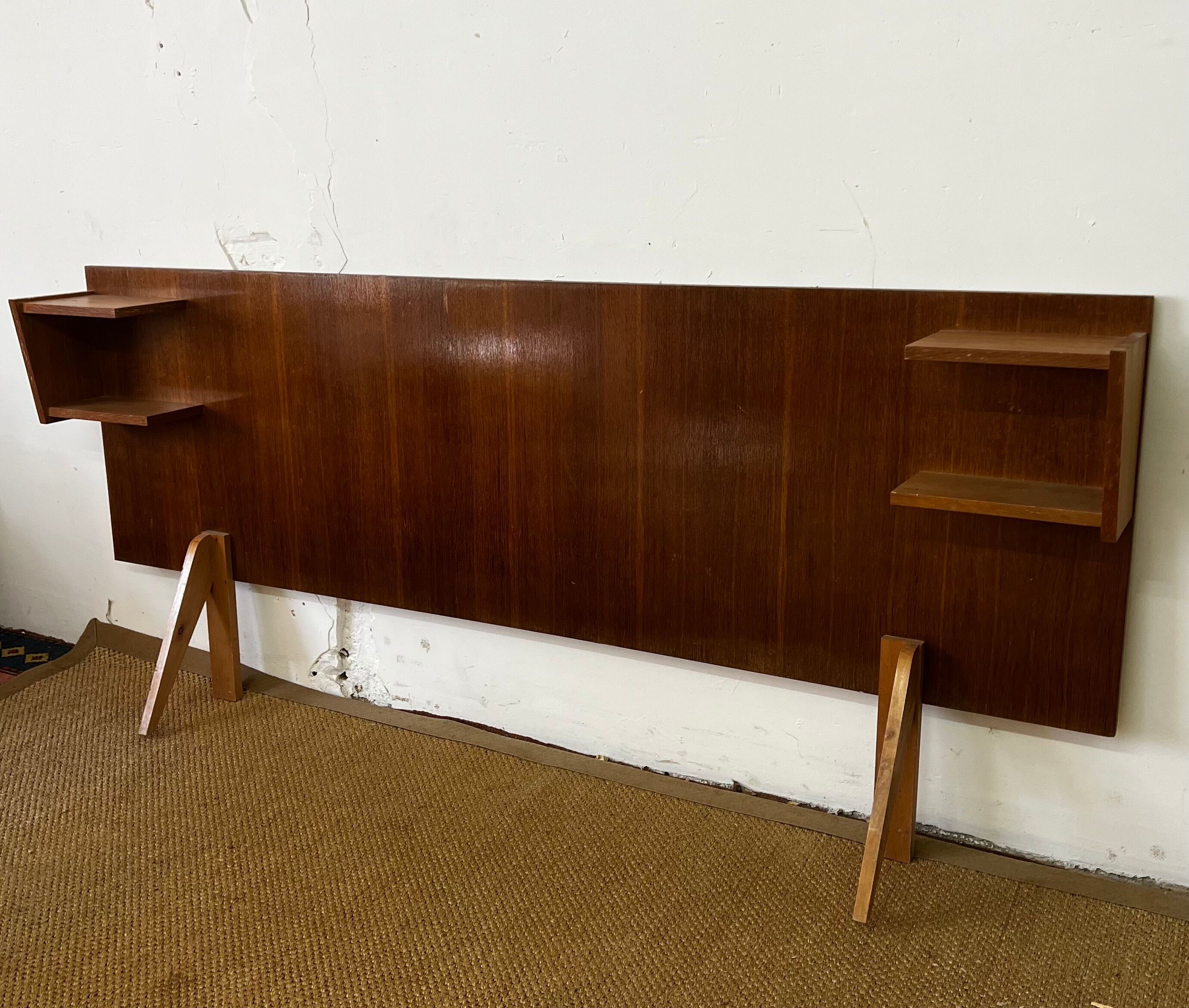 Vintage wooden headboard