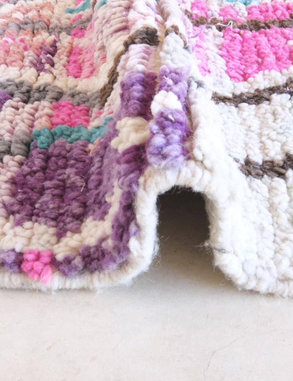 Berber Pastel Runner Rug - 388 x 72 cm