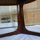 Vintage oval dining table with extensions for Baumann - 1960