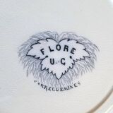 Antique earthenware soup plates