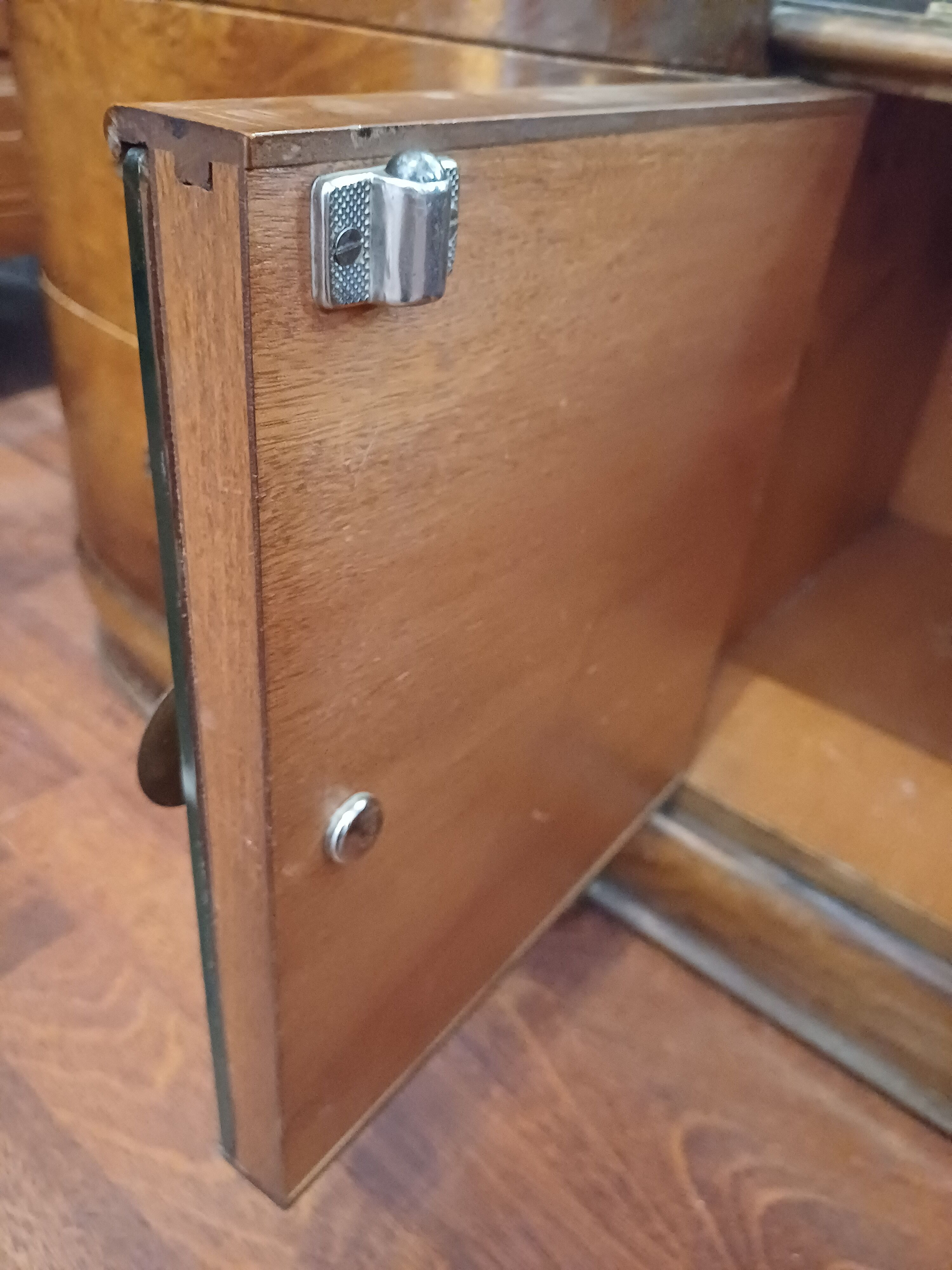 Dressing table large mirror free form vintage 1950