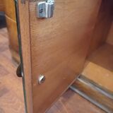 Dressing table large mirror free form vintage 1950