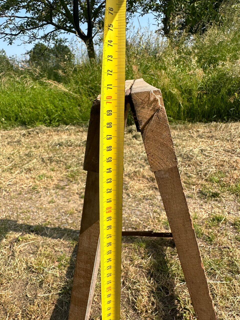 Table and trestles fir tray