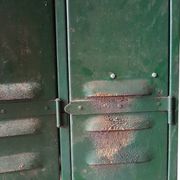 Metal cloakroom 5 lockers 1926 Aux Forges de Vulcain