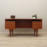 Teak desk, Danish design, 1960s, designer: Vald Mortensen, production: Odense