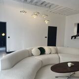 4/5 seater rounded sofa