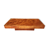 Coffee table in elm magnifying glass